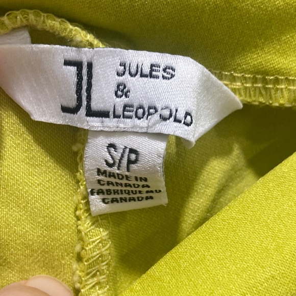 Chartreuse Stretchy Pants - Picture 2 of 6